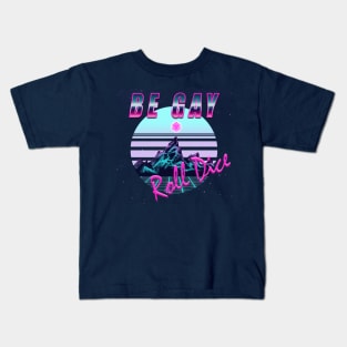 Be Gay Roll Dice Kids T-Shirt